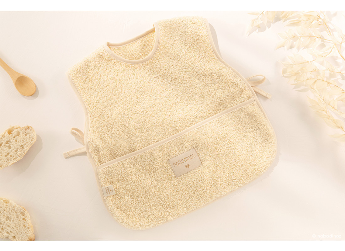 Bavoir tablier jaune